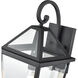Eston 1 Light 17.5 inch Textured Black Outdoor Wall Sconce
